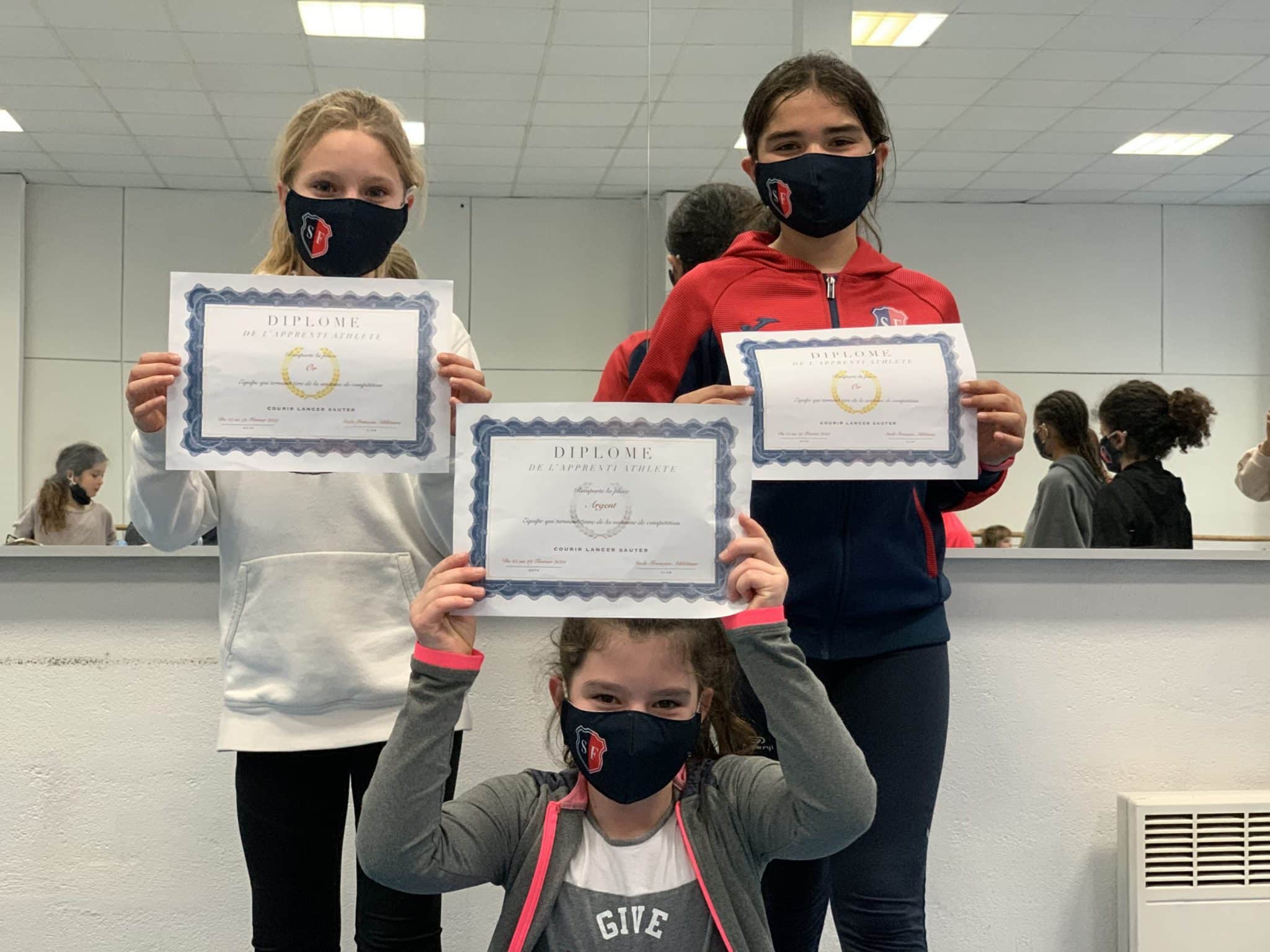 Fin des stages, des apprentis athlètes heureux !