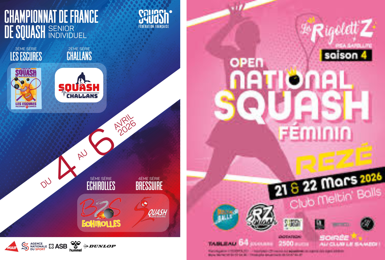 Un mois de mars intense pour le Stade Français Squash !