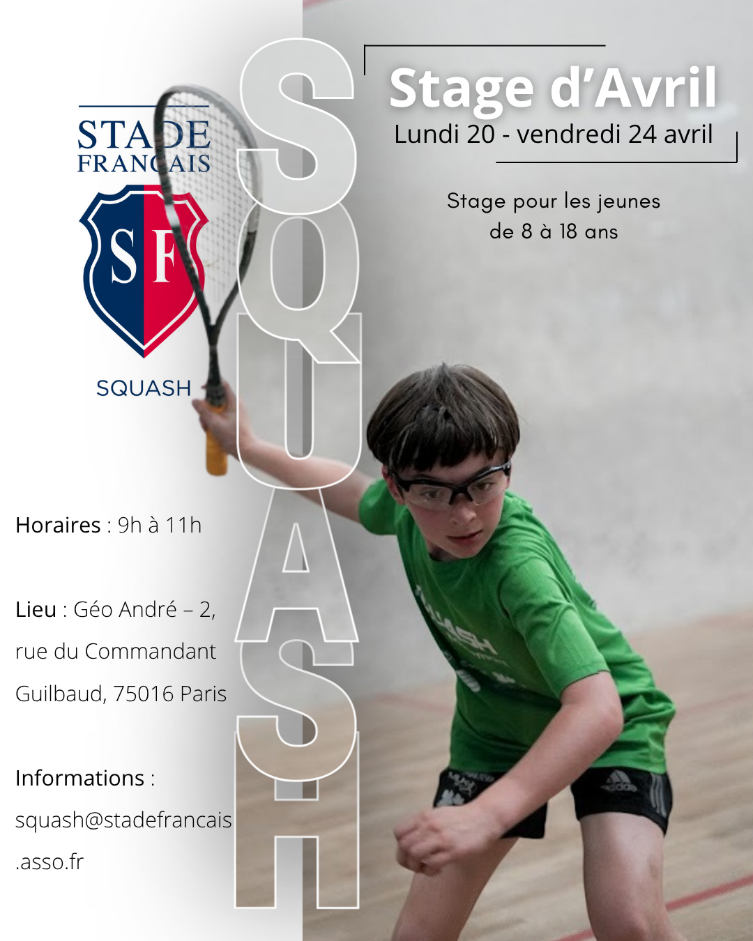 Stage de Pâques