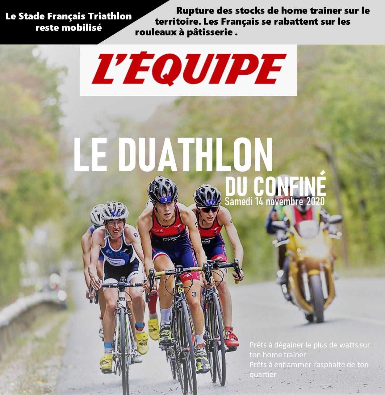 Duathlon confiné Duathlon confiné
